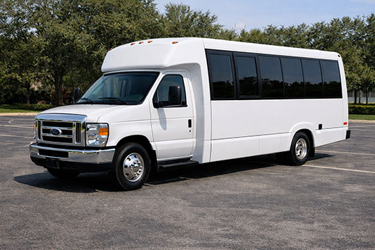 18-passenger minibus available for charter in Dearborn, MI