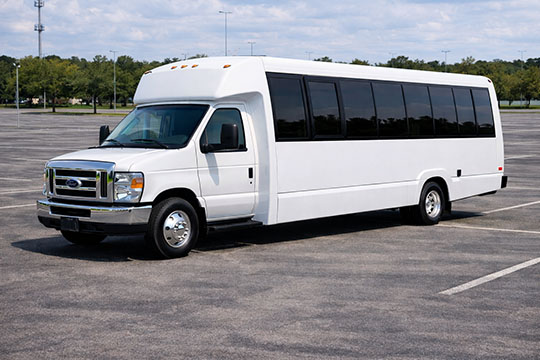 25-passenger minibus available for charter in Dearborn, MI